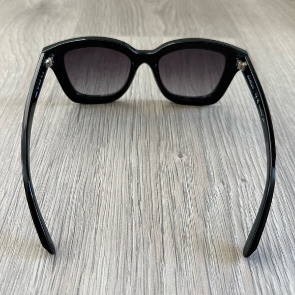 🆕 Ferragamo Black Acetate 53mm Square Sunglasses - Picture 6 of 13